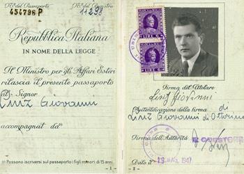 Passaporto di Giovanni Linz 2